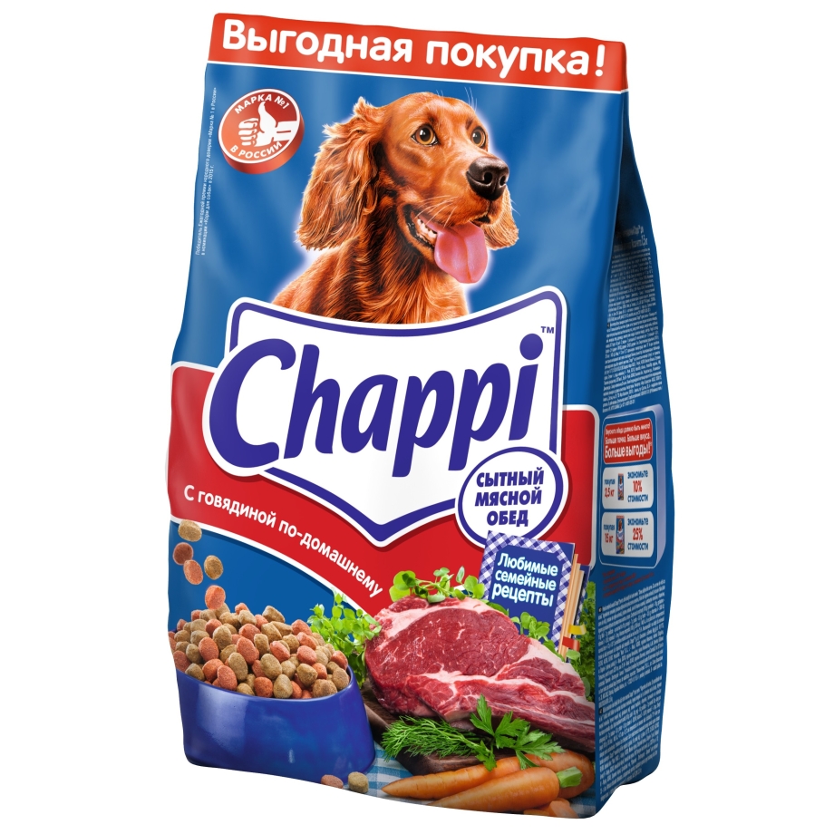 Корм д/собак 85г Чаппи говядина по-домашнему
