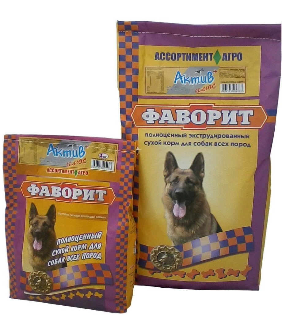 Собачий корм "Фаворит" (Актив,13 кг)