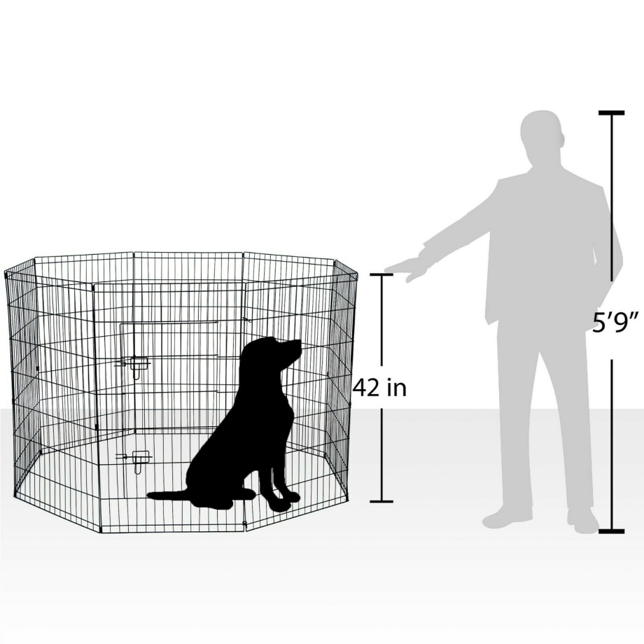 Вольер для собак Beeztees Puppy Ren exercise 8-Panels 715761 60х120х91 см