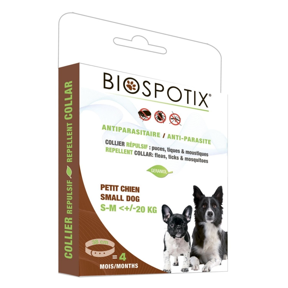Biospotix - ошейник от блох для собак мелких и средних пород (38 см) small Dog Collar