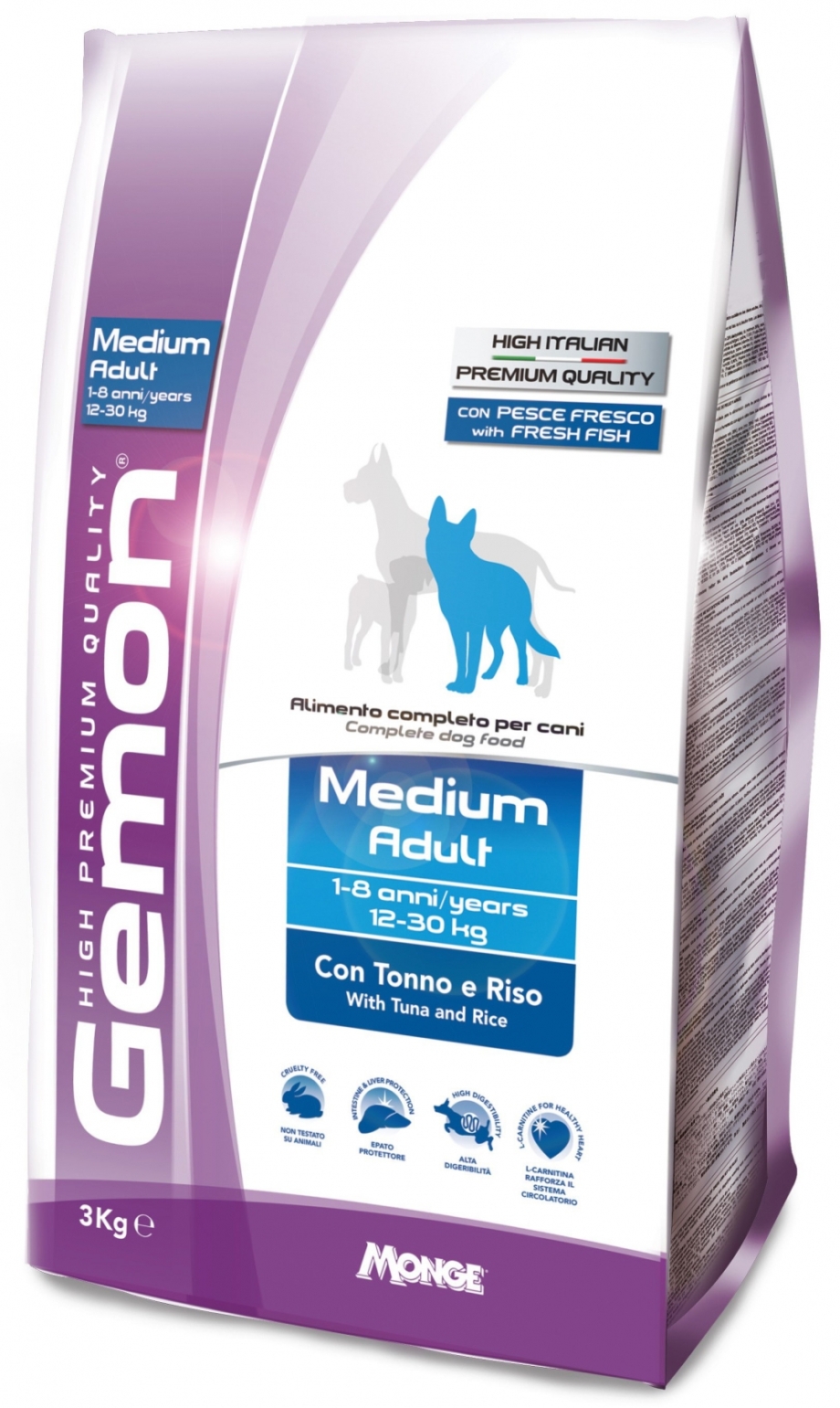 Корм для собак Gemon Dog Medium Adult с ягненком и рисом