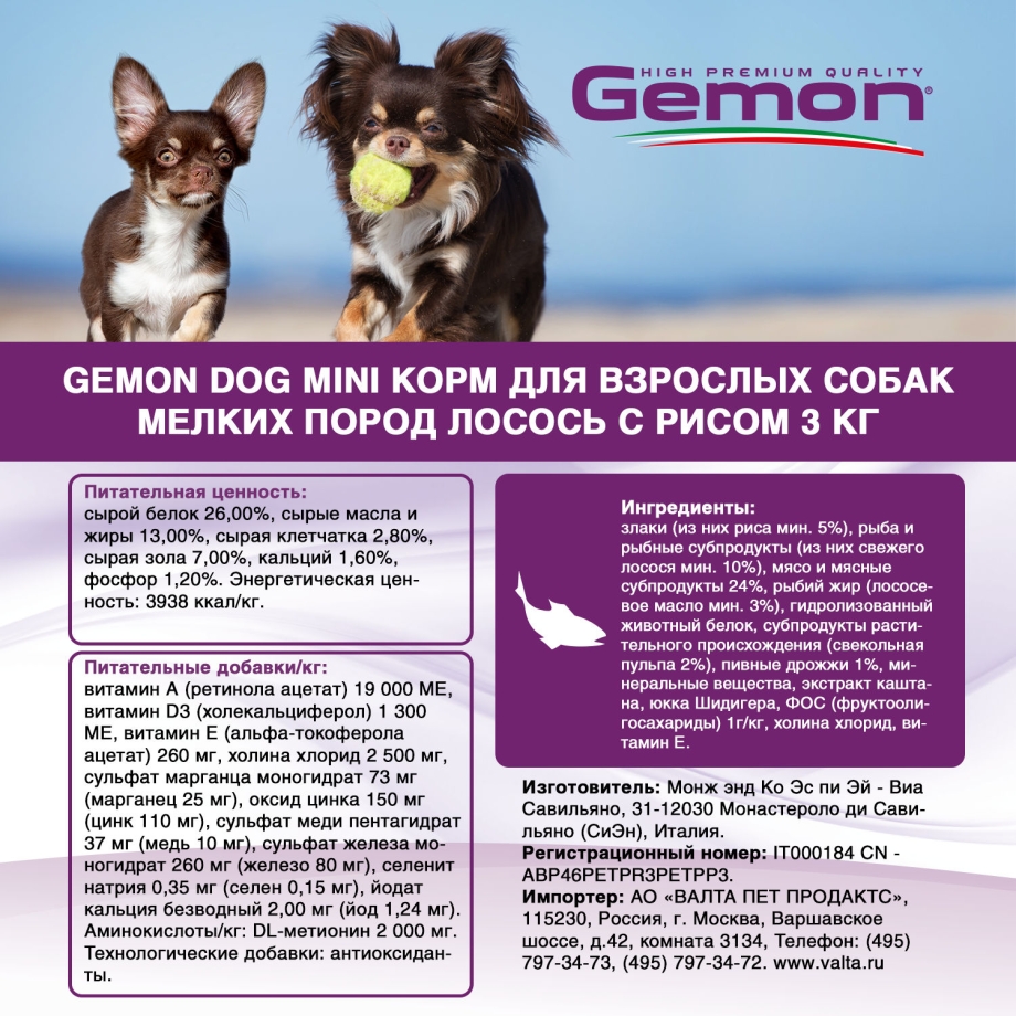 Gemon корм для собак