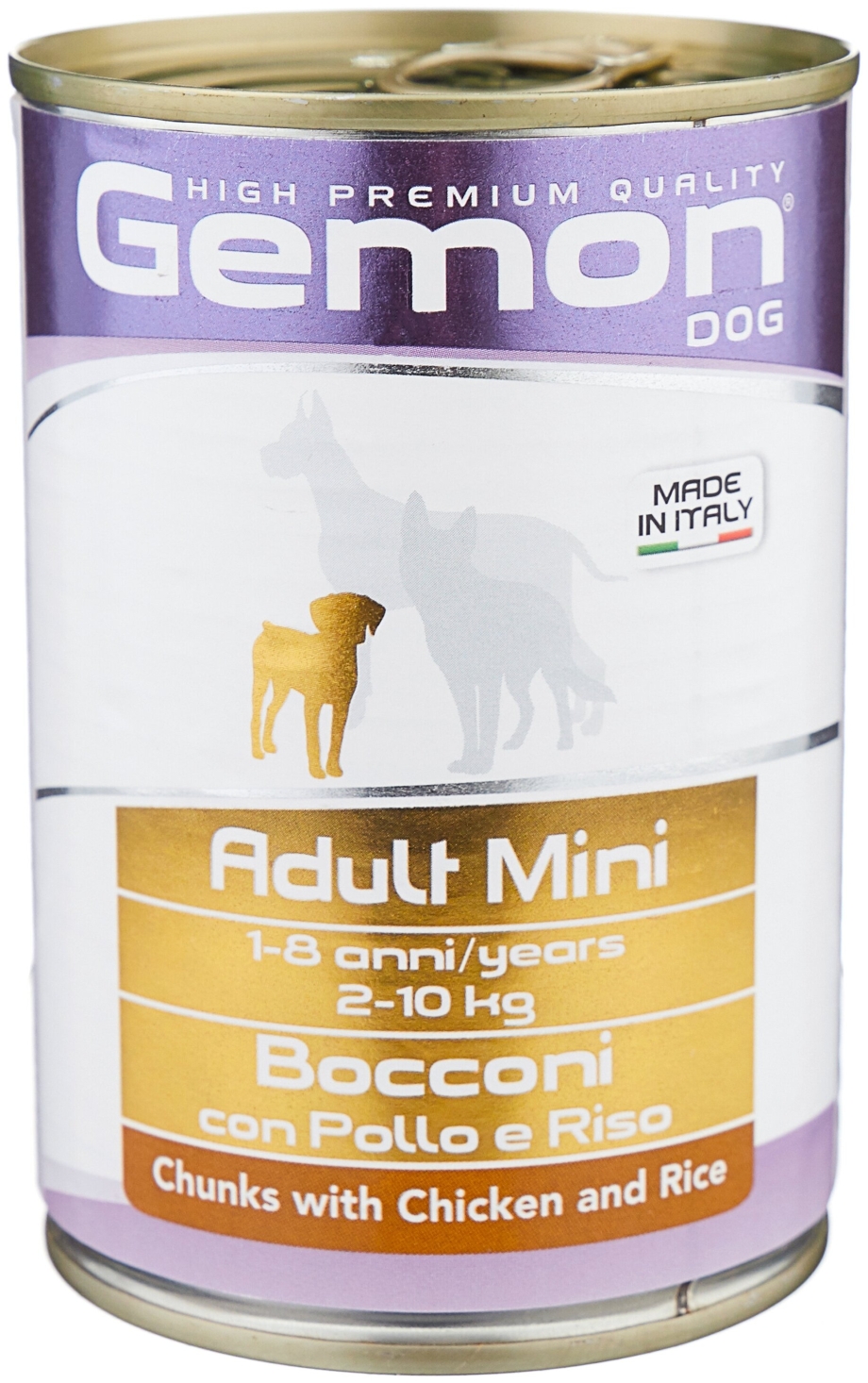 Gemon Dog пауч для собак кусочки говядины с ветчиной 100 г