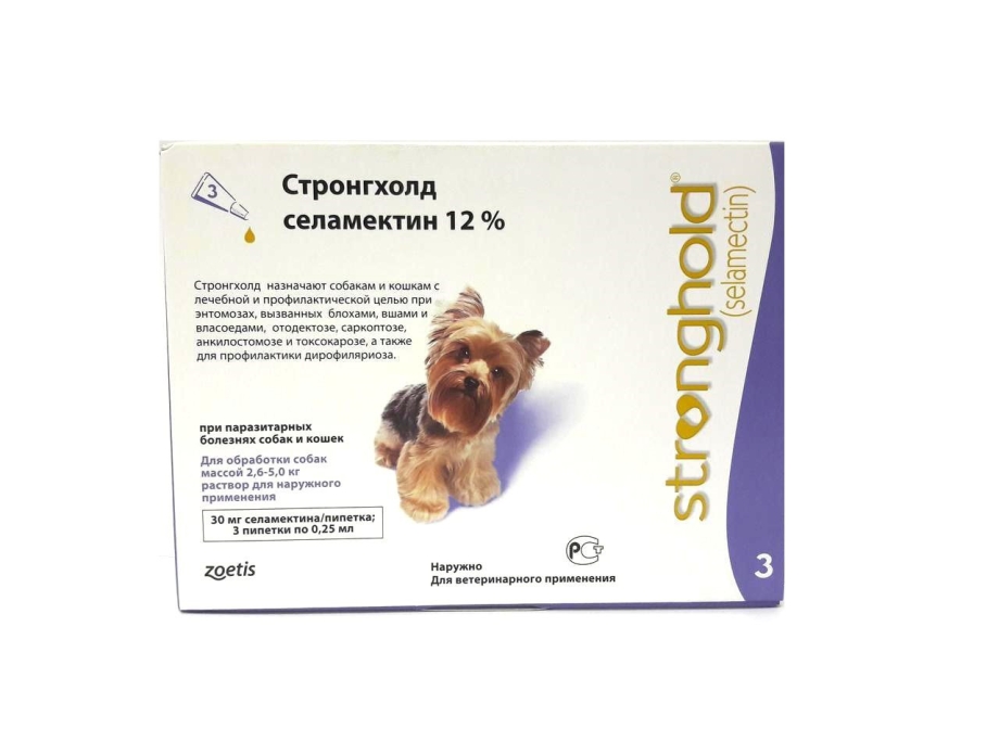 Стронгхолд 120 мг 1 мл для собак 10-20 кг 1 пипетка