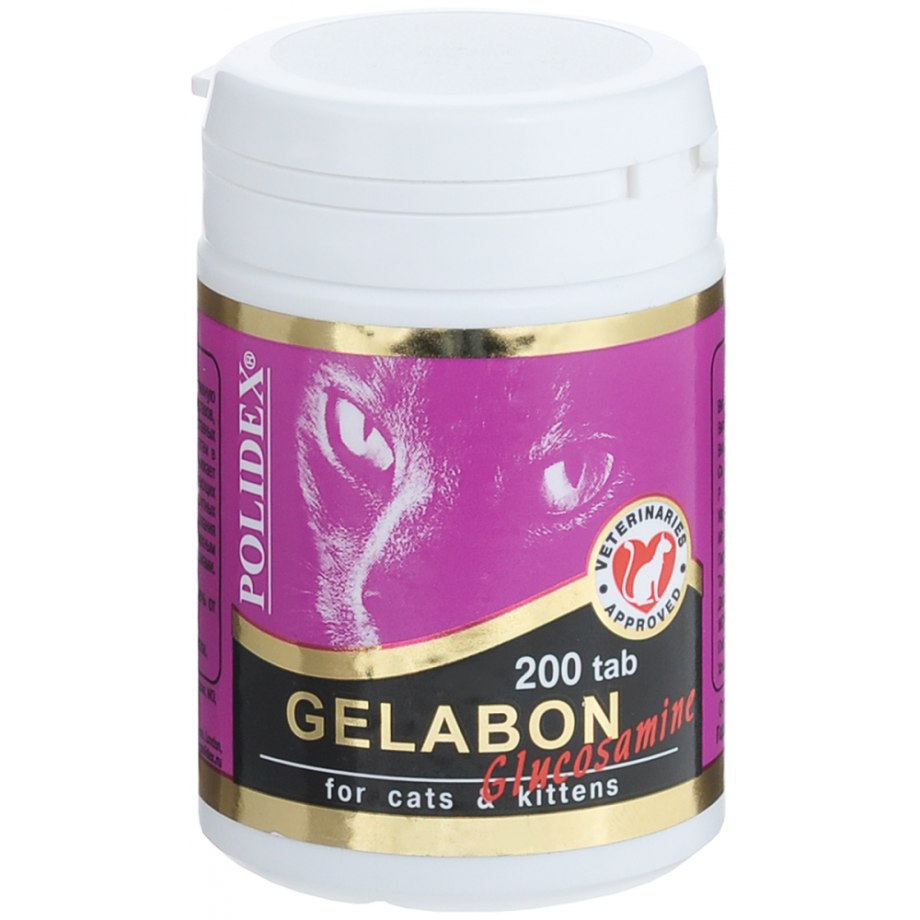 Витамины для кошек Polidex "Gelabon Glucosamine", 200