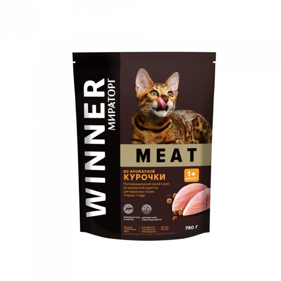 Winner Мираторг сухой корм для кошек