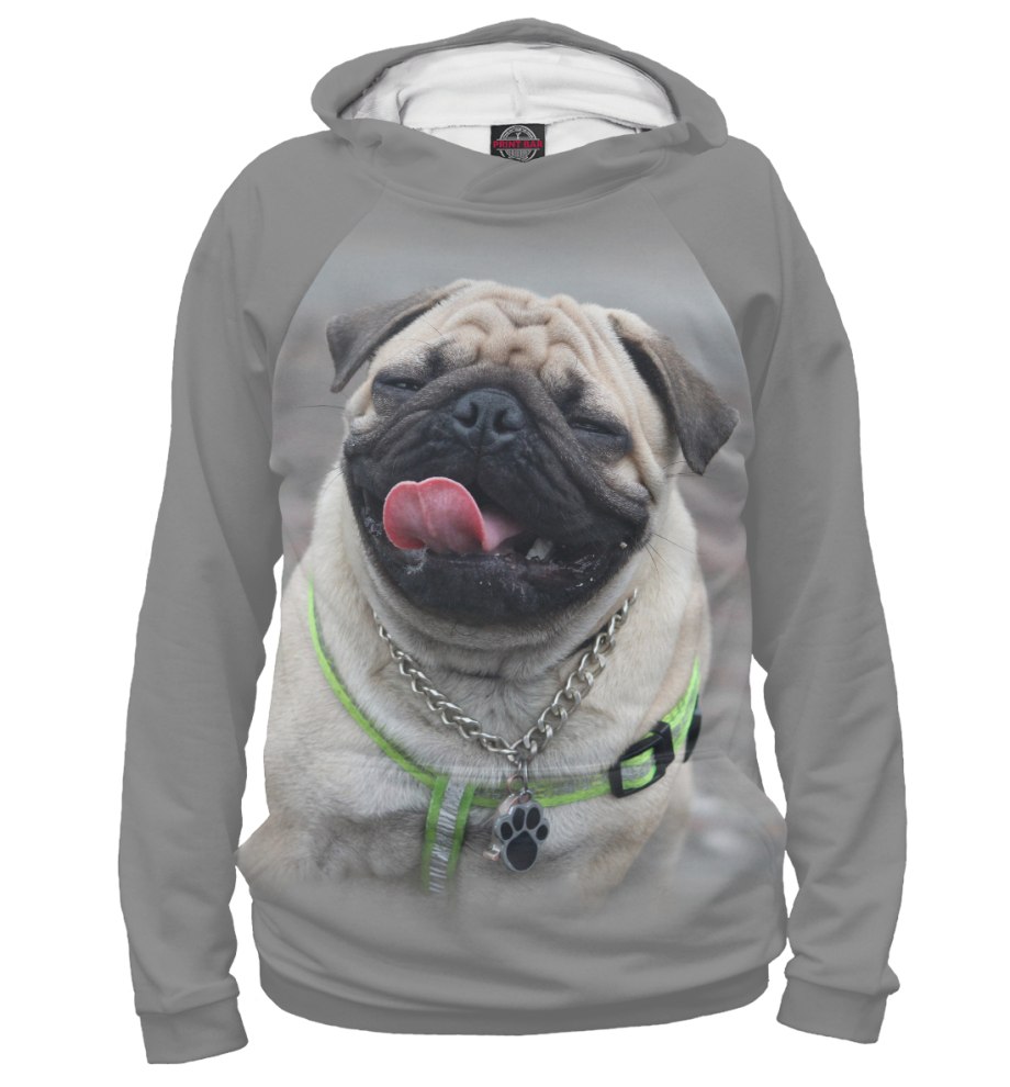 Лонгслив Teestore мопсы Мопс