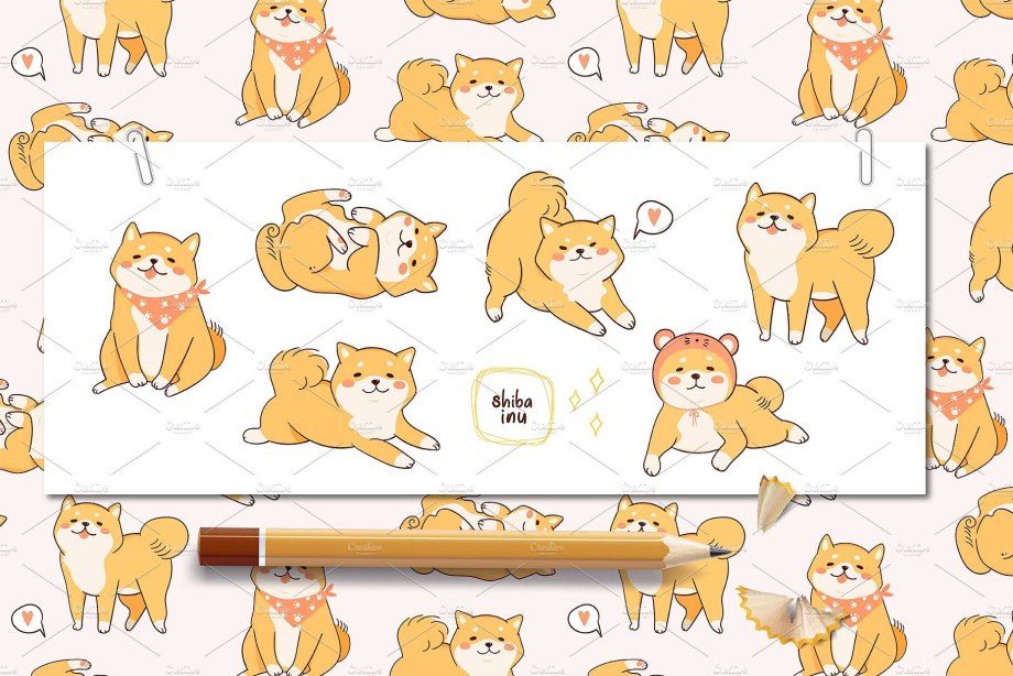 Шиба ину Stickers