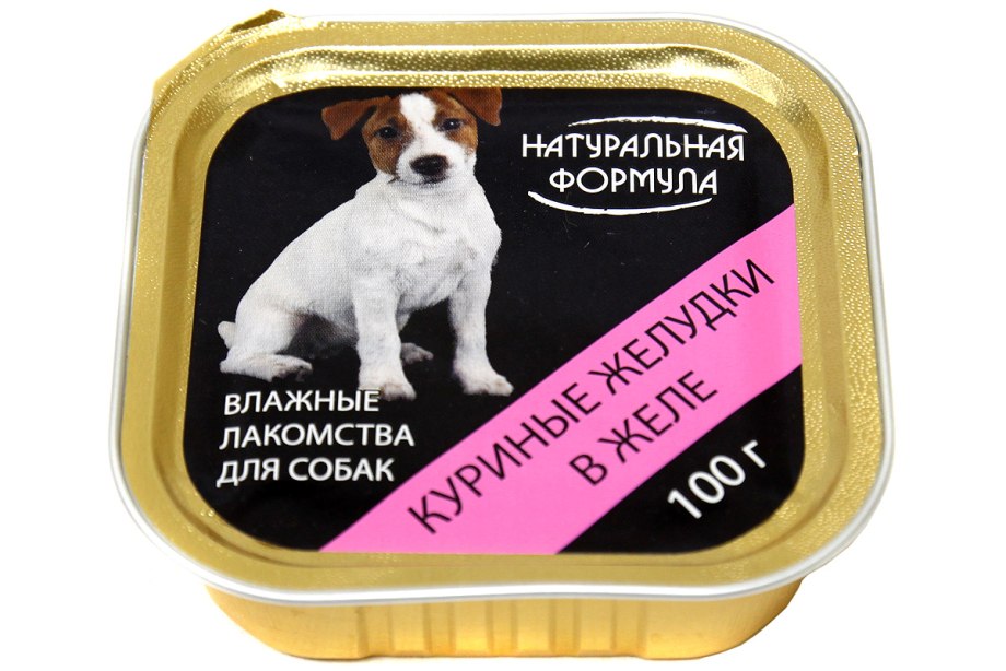 Натуральная формула конс.д/соб 100г Курин.желуд.в желе Ламис