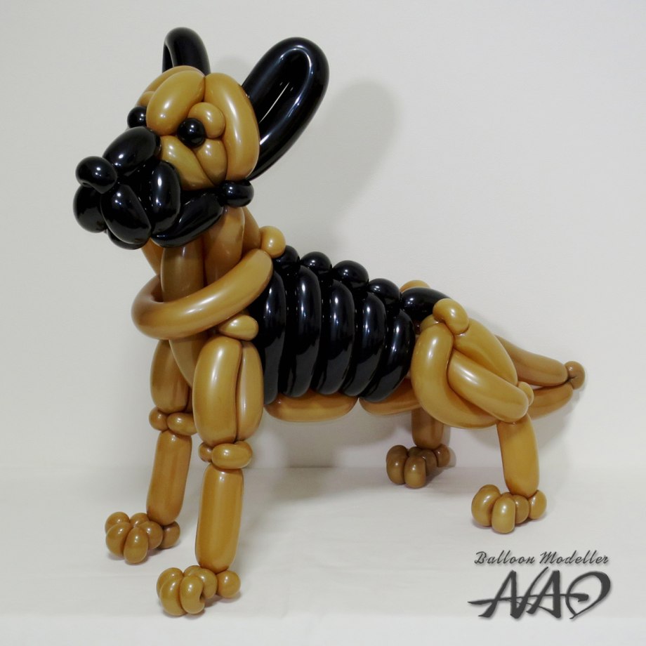 Овчарка из шаров