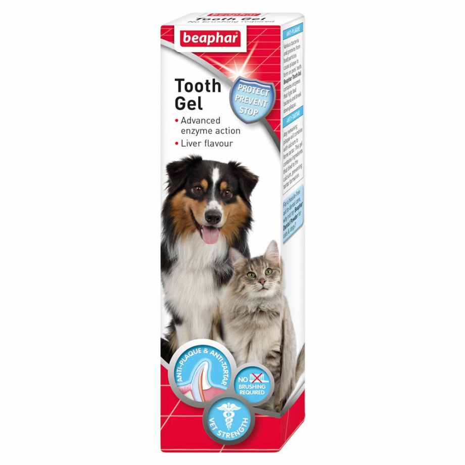 Гель Beaphar Tooth Gel зубной для кошек и собак 100 г