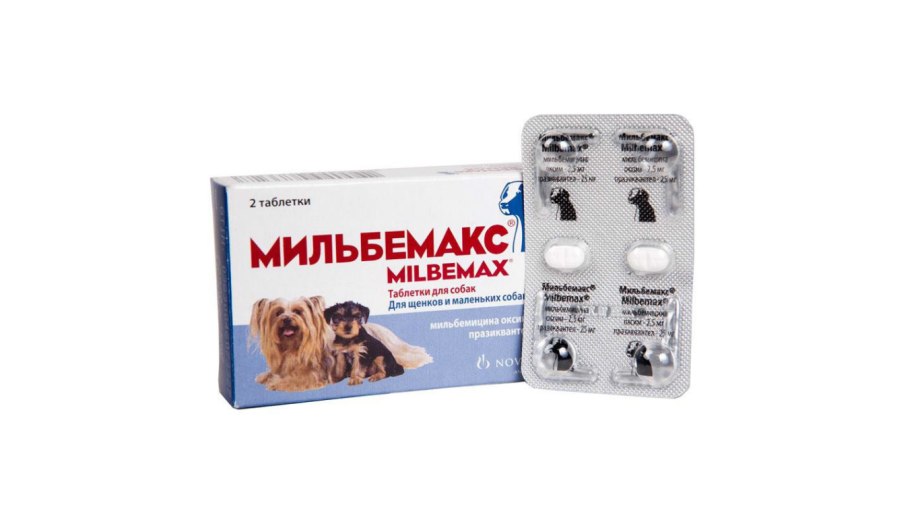Elanco Мильбемакс антигельминтик для щенков и маленьких собак