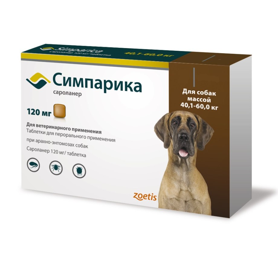 Симпарика таблетка для собак