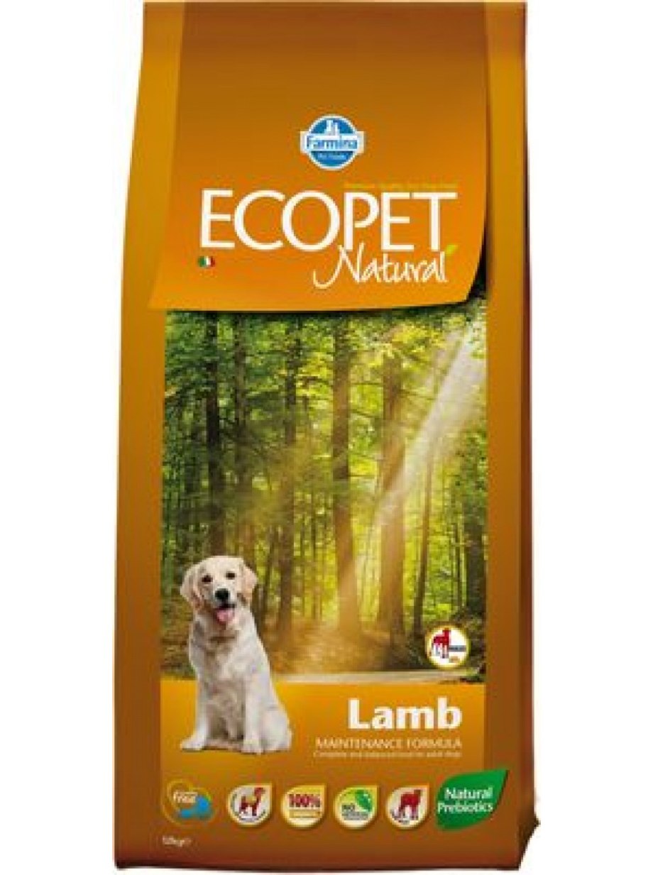 Farmina Ecopet natural Lamb - корм для собак с ягненком