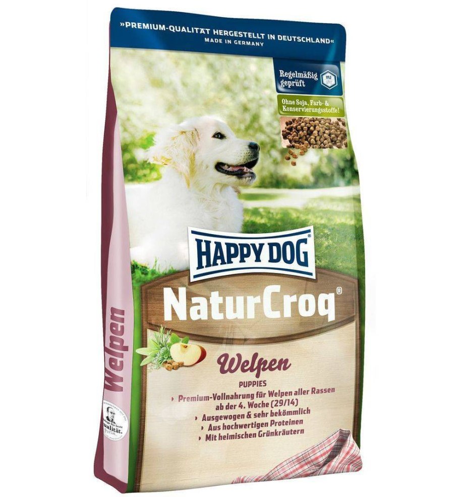 Корм для щенков Happy Dog NATURCROQ 15 кг