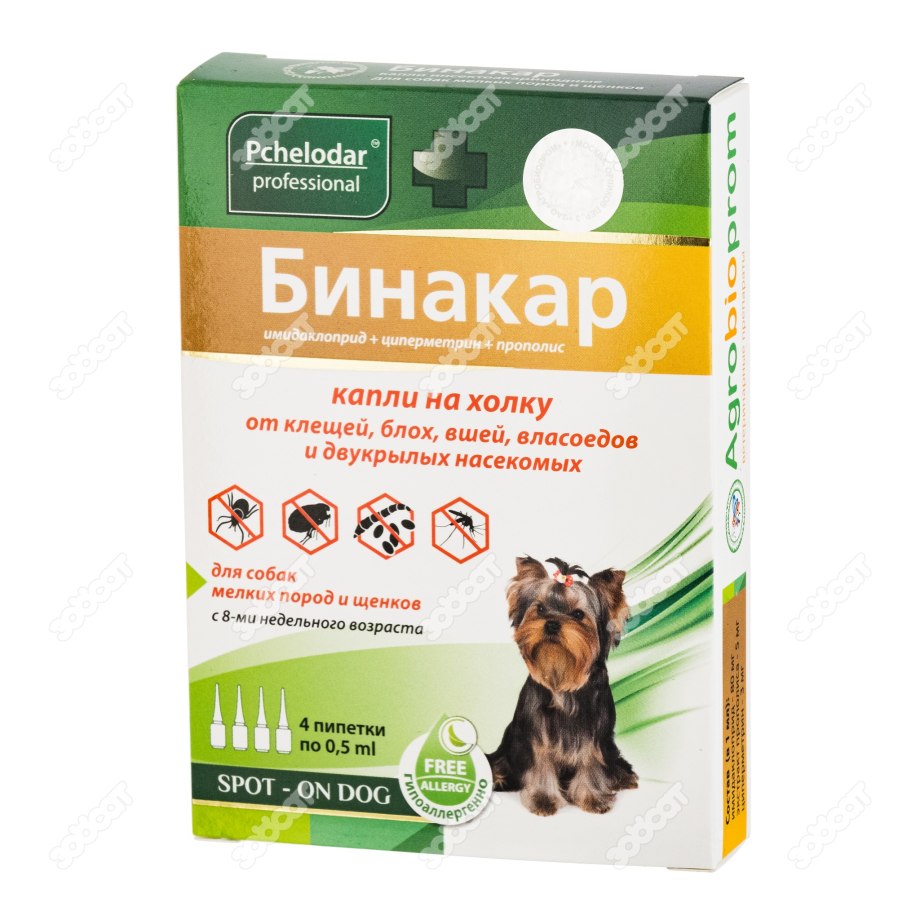 Бинакар капли для собак