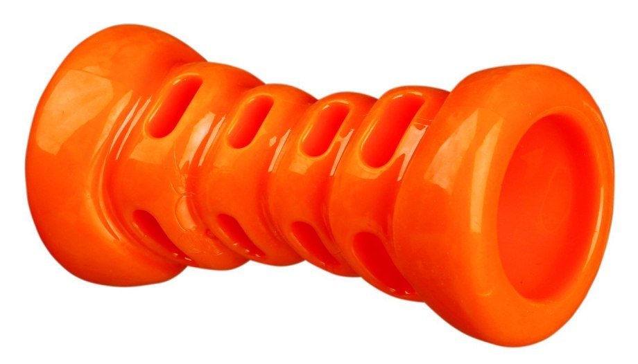 Игрушка трикси мяч регби Soft & strong TPR 10см оранж