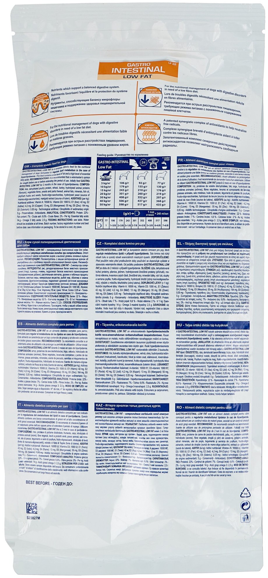 Корм для собак Royal Canin Gastro intestinal lf22 при болезнях ЖКТ 1.5 кг