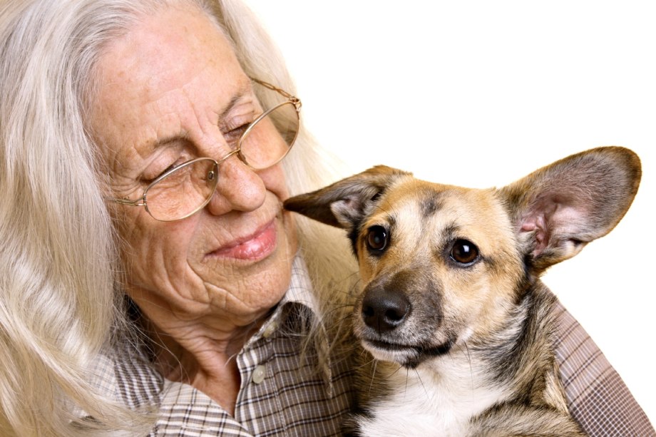 An elderly woman Lived with hundreds of animals