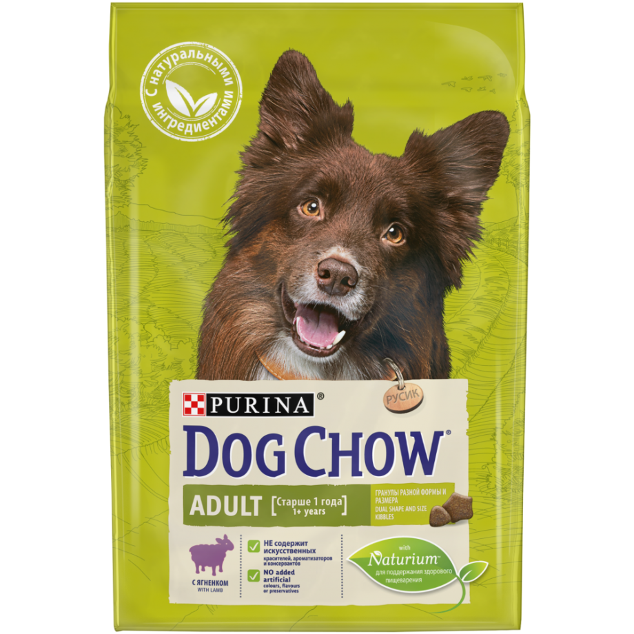 Purina Dog Chow 2,5кг. Adult корм для взрослых собак, курица
