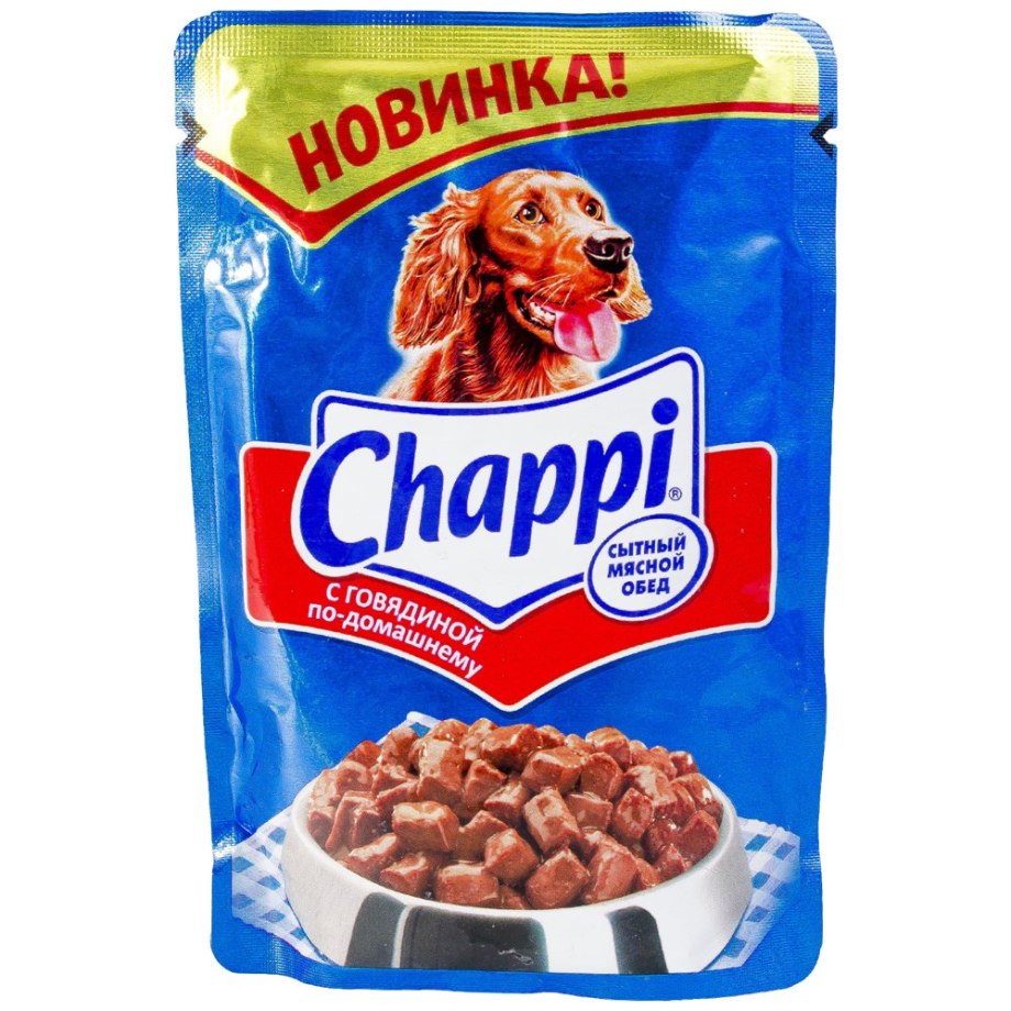 Корм д/собак 100гр Чаппи говядина по-домашнему