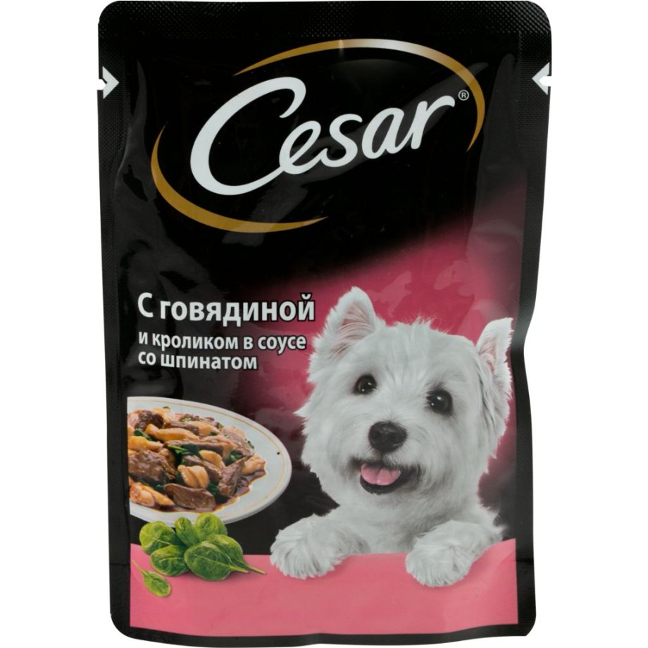Корм для собак Cesar кролик 100г