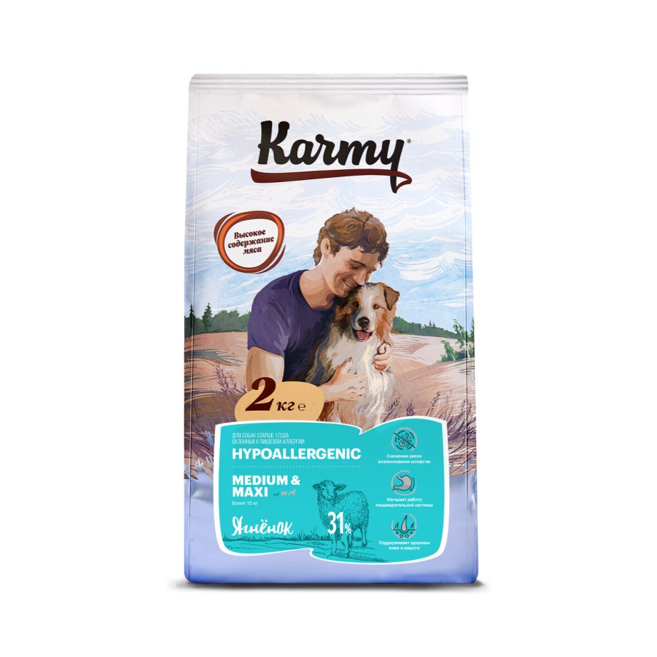 Корм karmy Medium Adult телятина