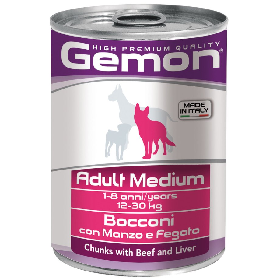 Gemon Dog консервы для собак паштет говядина 150г