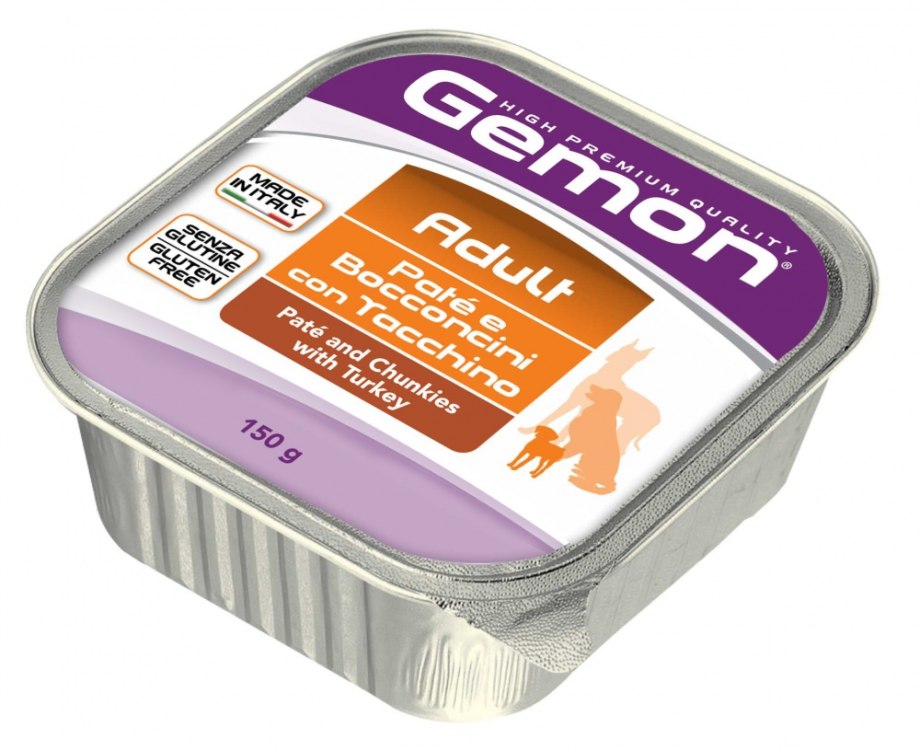Gemon Cat консервы для кошек кусочки говядины 415г