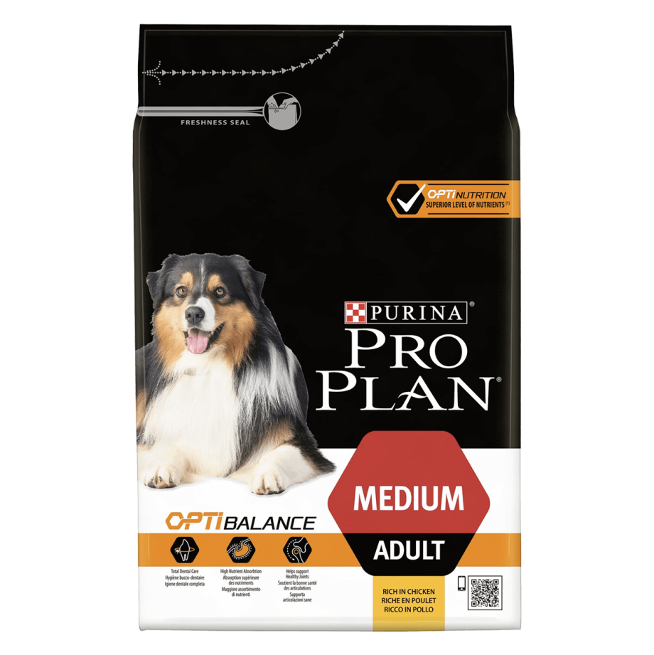 Корм для собак Purina Pro Plan OPTIBALANCE курица с рисом 3 кг