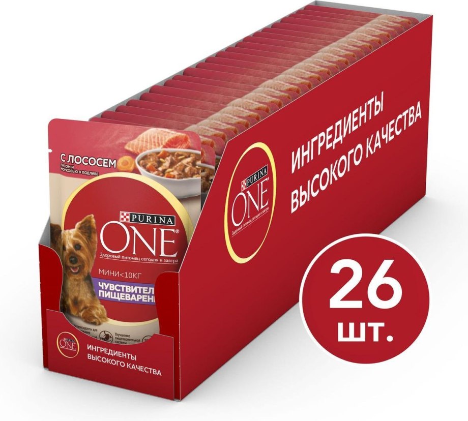 Purina one® мини чувствительное пищеварение