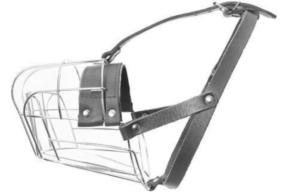 Julius-k9 намордник для собак с удлиненной мордой big (40х13х11см), металл