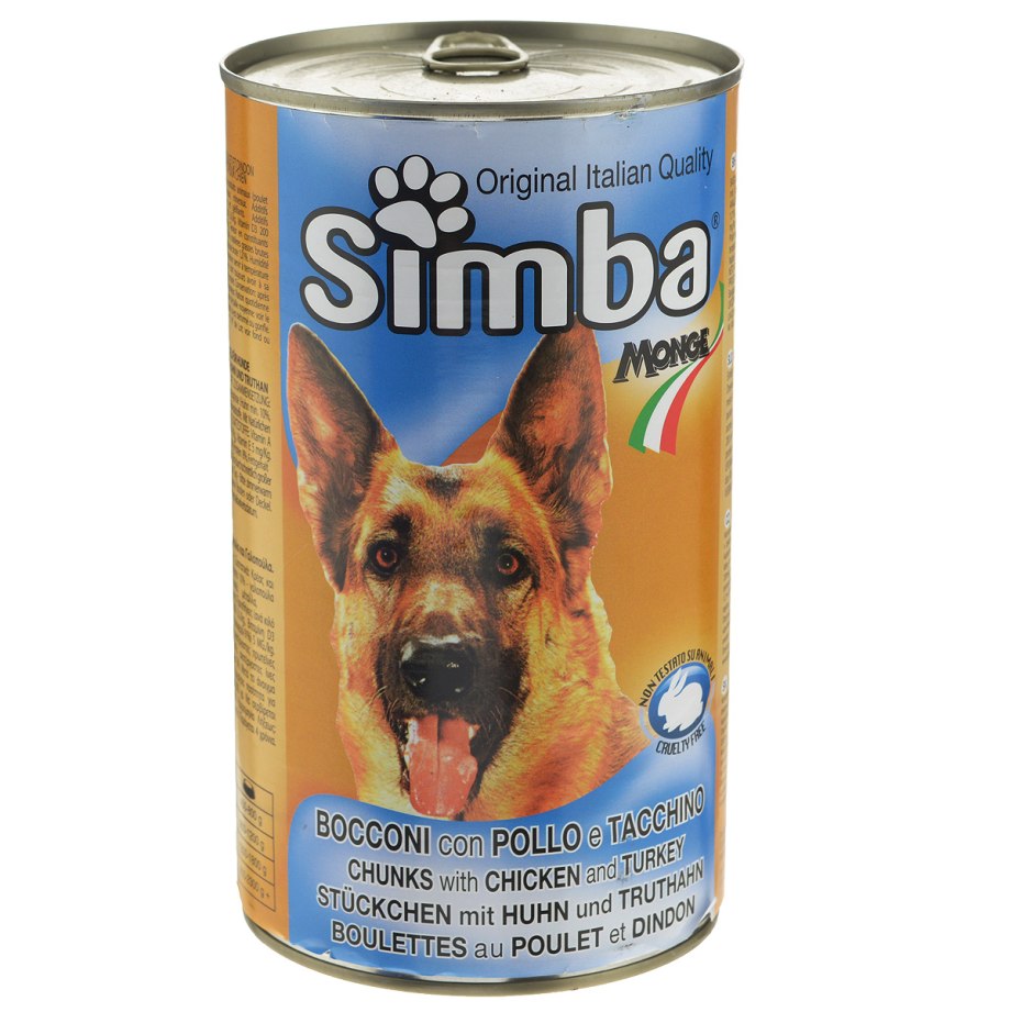 Корм для собак Simba консервы кусочки для собак дичь (1.23 кг) 3 шт.