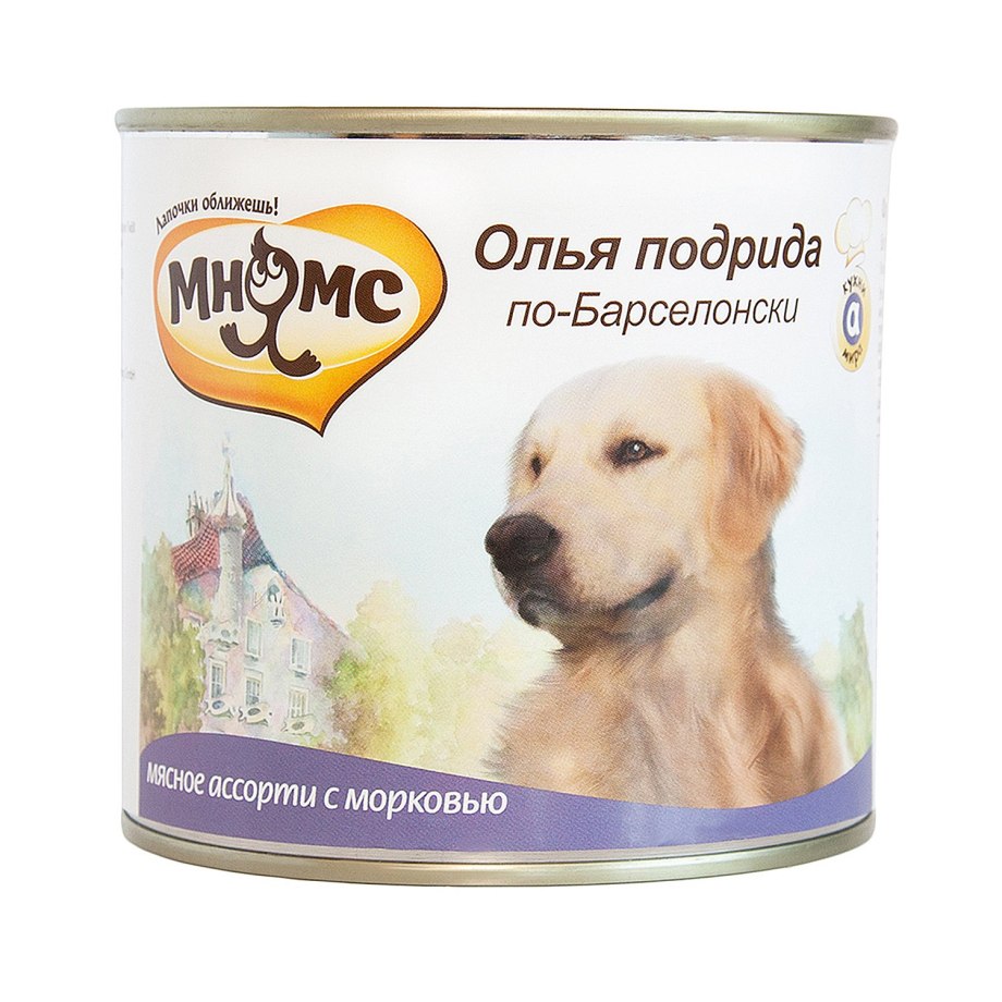 Мнямс для собак консервы 600