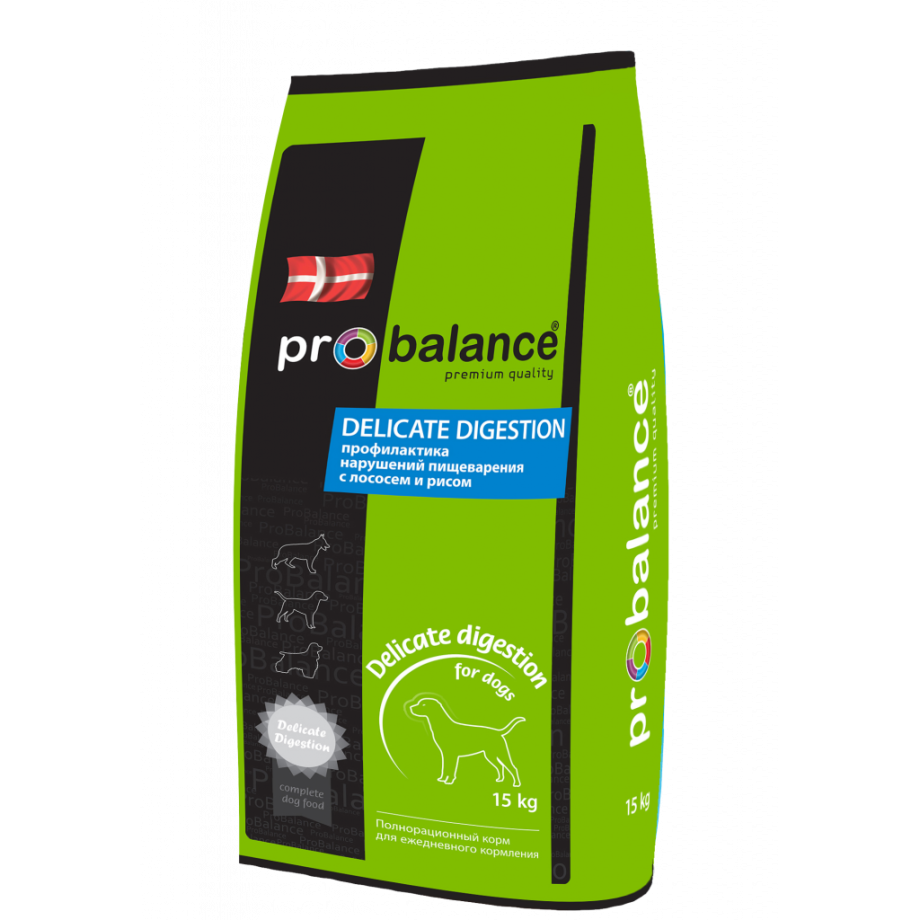 Корм для собак PROBALANCE (15 кг) delicate digestion