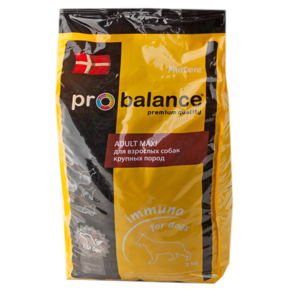 Корм для собак PROBALANCE (3 кг) Immuno Adult Maxi
