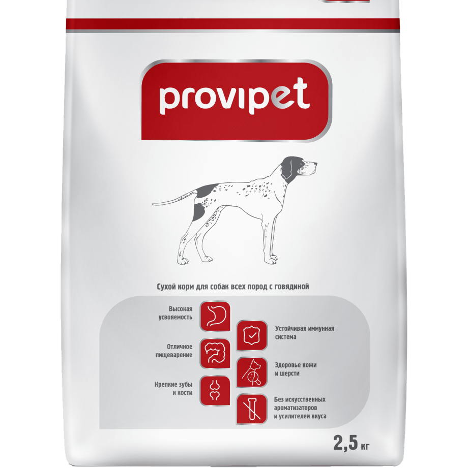 PROVIPET для собак ягненок с рисом 10 кг