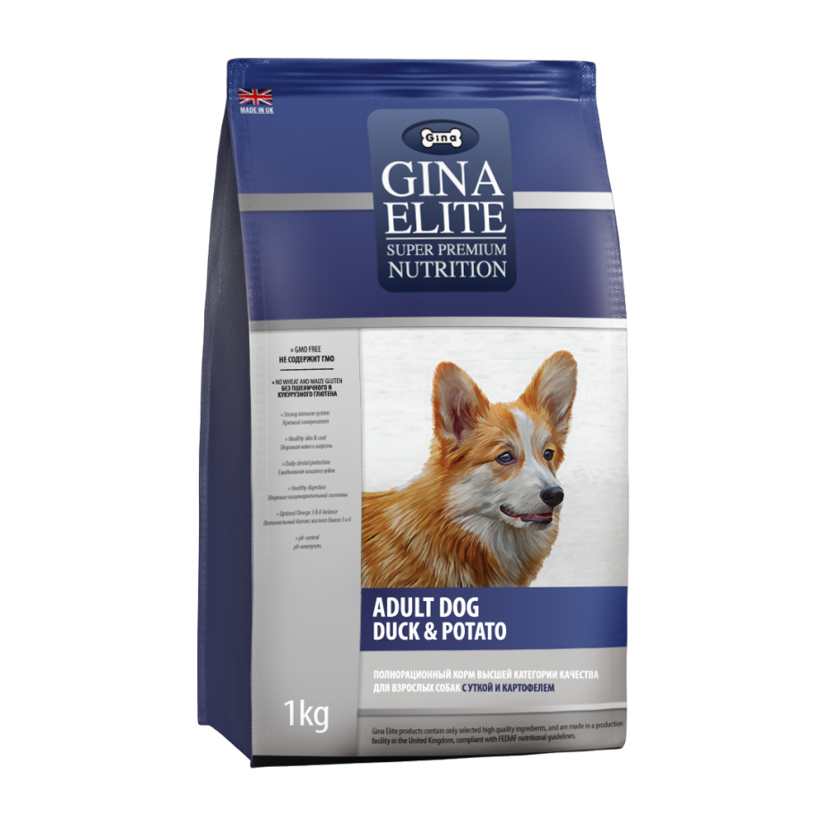Gina Elite корм для собак