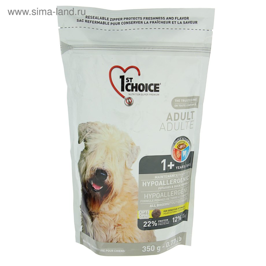 1st choice Hypoallergenic для собак