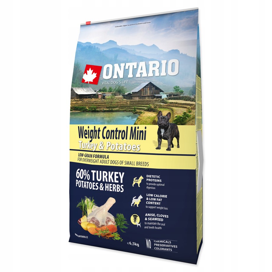 Ontario корм для собак малых пород