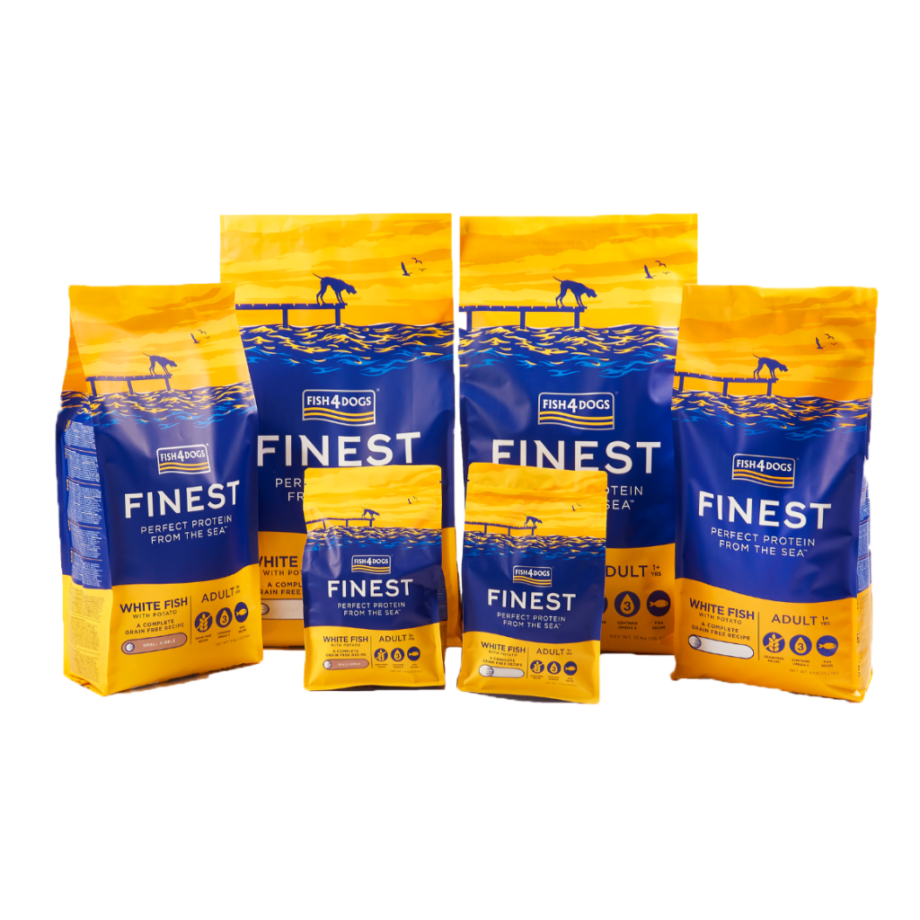 Корм для собак fish4dogs (6 кг) Finest Salmon Adult - Regular bite
