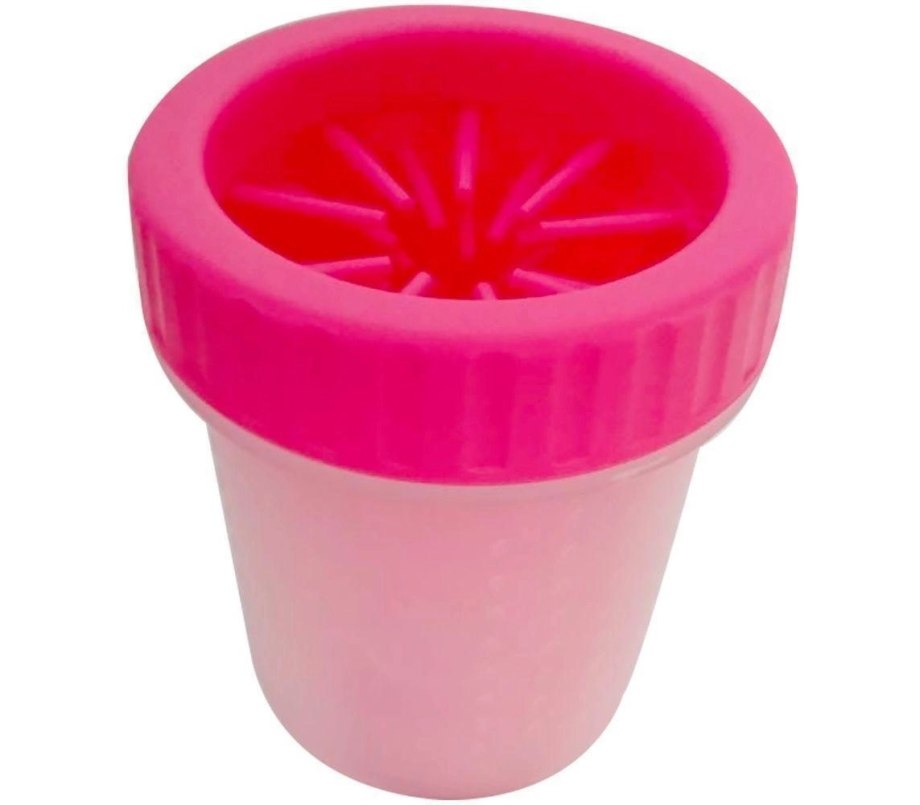 Лапомойка Paw Plunger малая розовая paw111