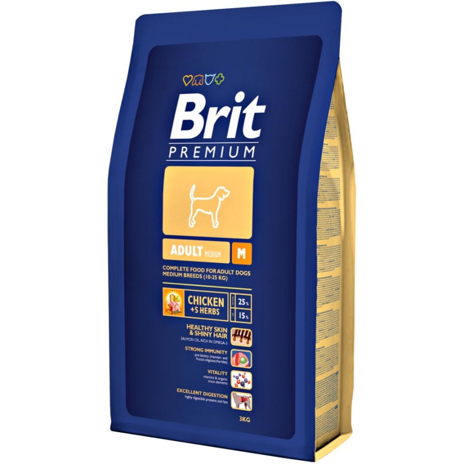 Корм для собак Brit Premium курица 8 кг