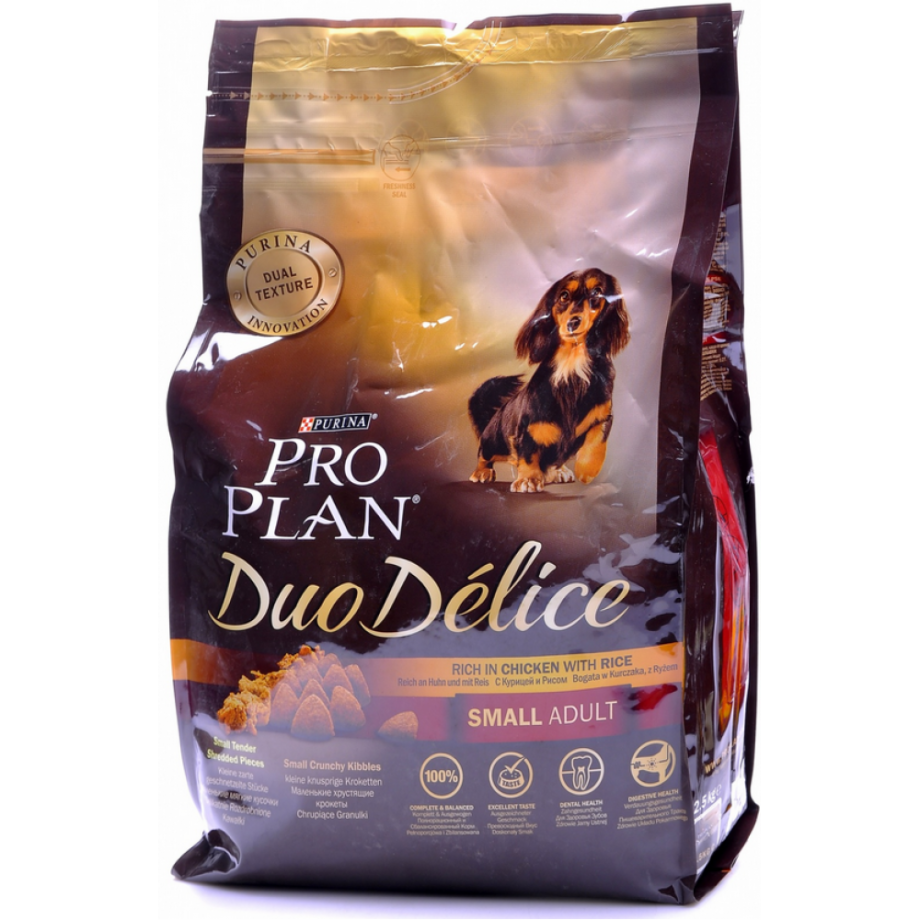 Корм для собак Purina Pro Plan Duo Delice говядина с рисом 2.5 кг