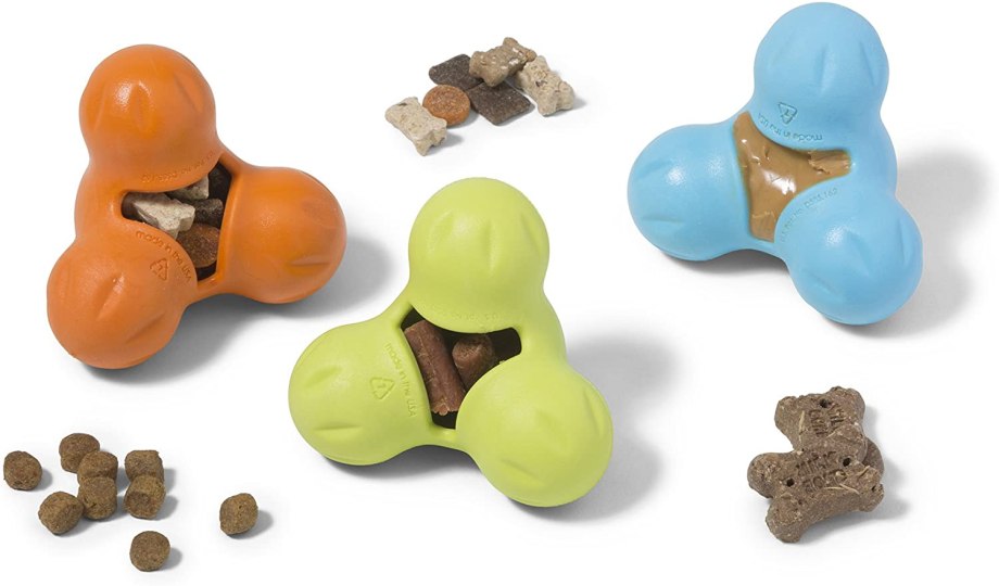 West Paw Zogoflex игрушка для собак Tux l 15,25 см под лакомства оранжевый