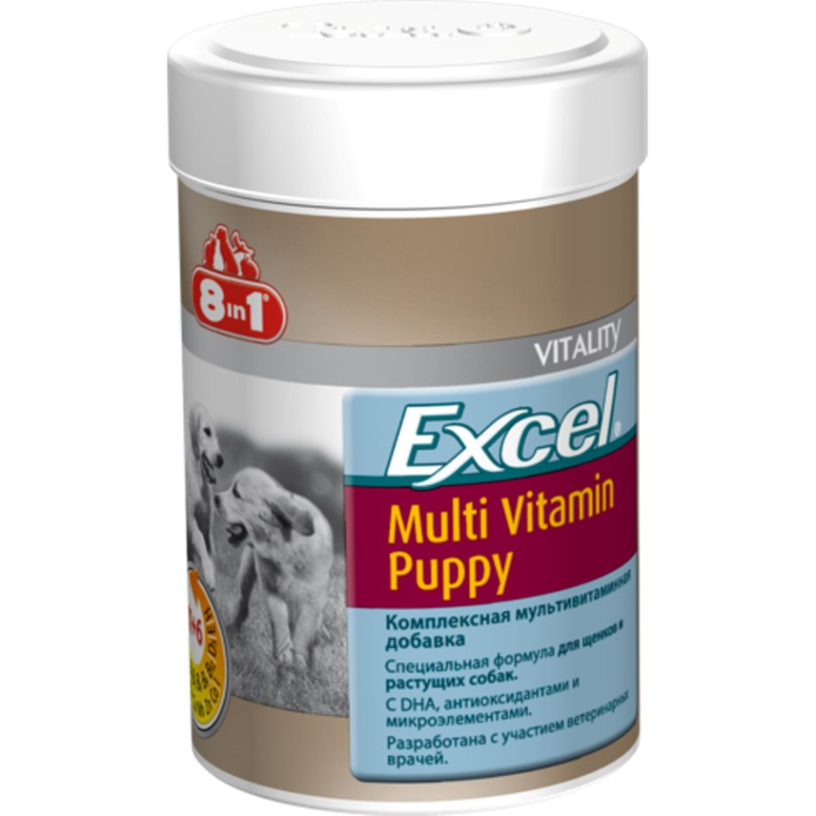 8in1 excel мультивитамины для взрослых собак 70 таб.