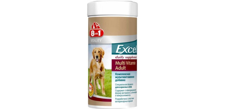 Добавка в корм 8 in 1 excel Multi Vitamin Adult для взрослых собак