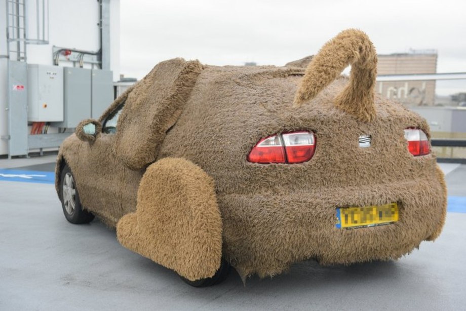 Пушистый автомобиль