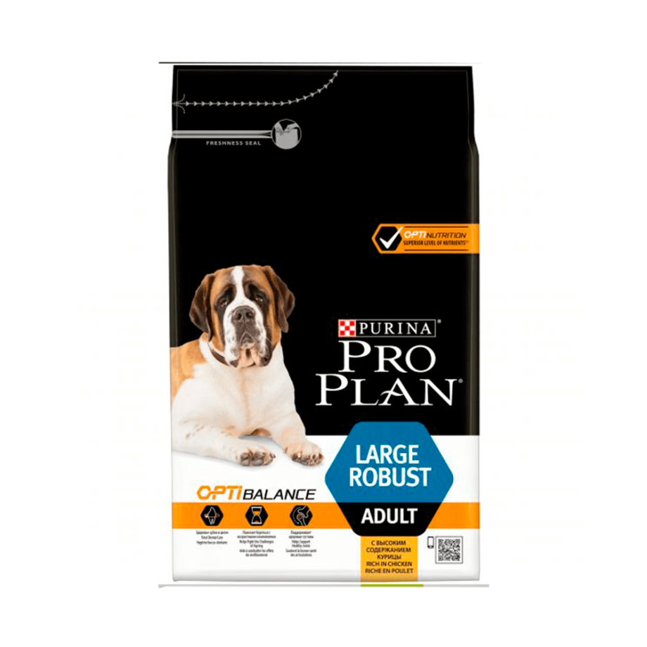 Pro Plan для собак крупных пород robust ягненок 12+2
