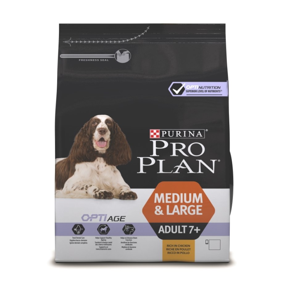 Pro Plan® OPTIAGE® для собак старше 7 лет средних и крупных пород с курицей